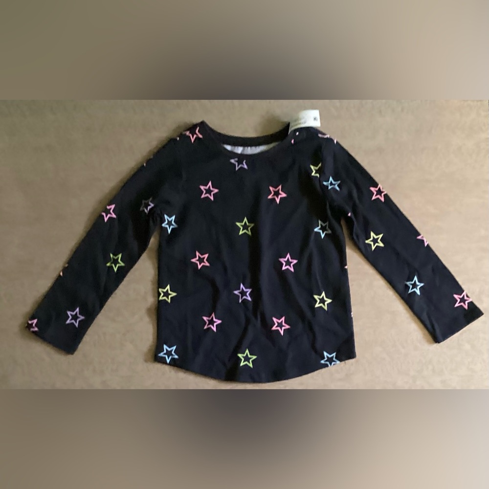 Garanimals Girls Star Long Sleeve T-Shirt Size 3T NWT